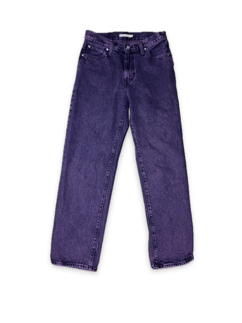 Levi’s ’94 Baggy Jeans Purple Acid Wash Straight Leg 28 Mid Rise Y2K 31” Waist